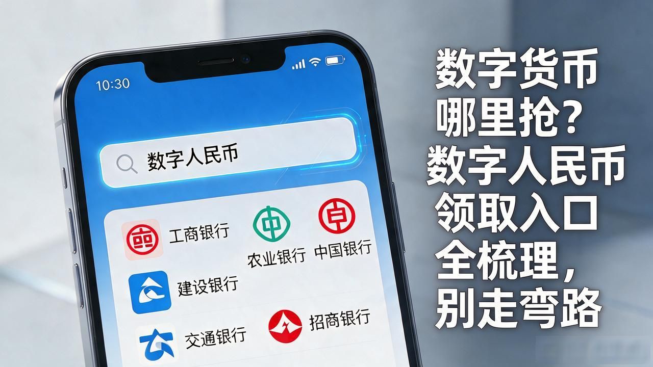 数字货币哪里抢？数字人民币领取入口全梳理，别走弯路