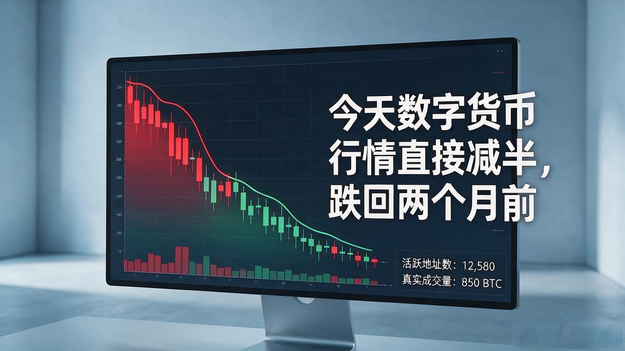 今天数字货币行情直接减半，跌回两个月前，手里还有币的你慌不慌