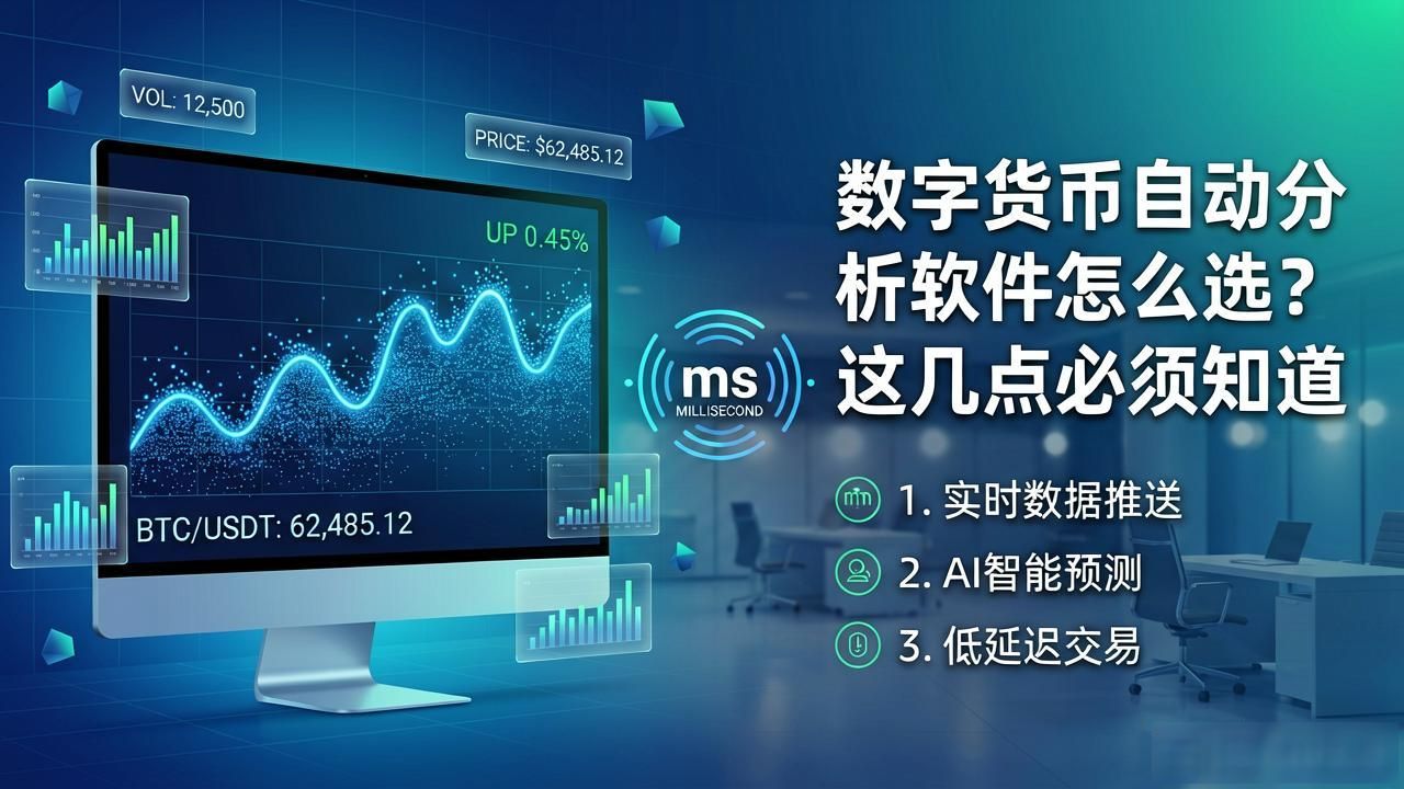 数字货币自动分析软件怎么选？这几点必须知道