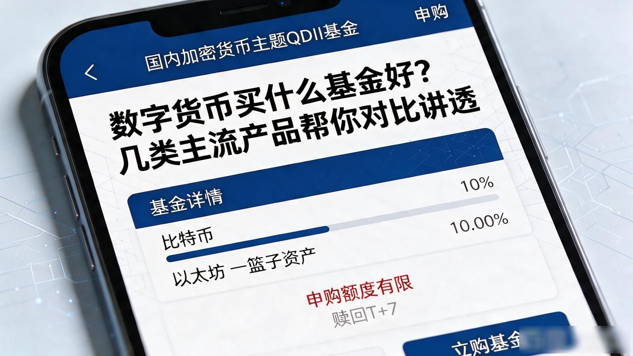 数字货币买什么基金好？几类主流产品帮你对比讲透