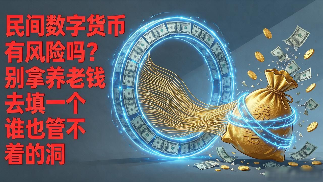 民间数字货币有风险吗？别拿养老钱去填一个谁也管不着的洞