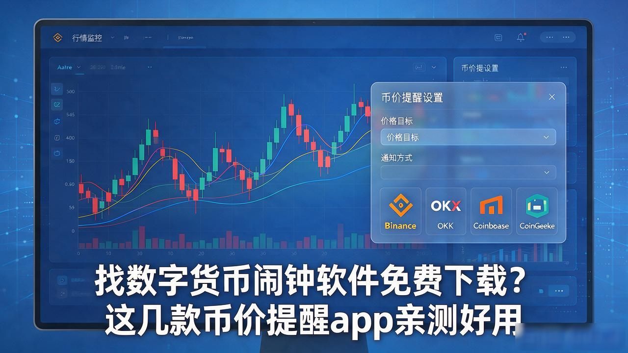 找数字货币闹钟软件免费下载？这几款币价提醒app亲测好用