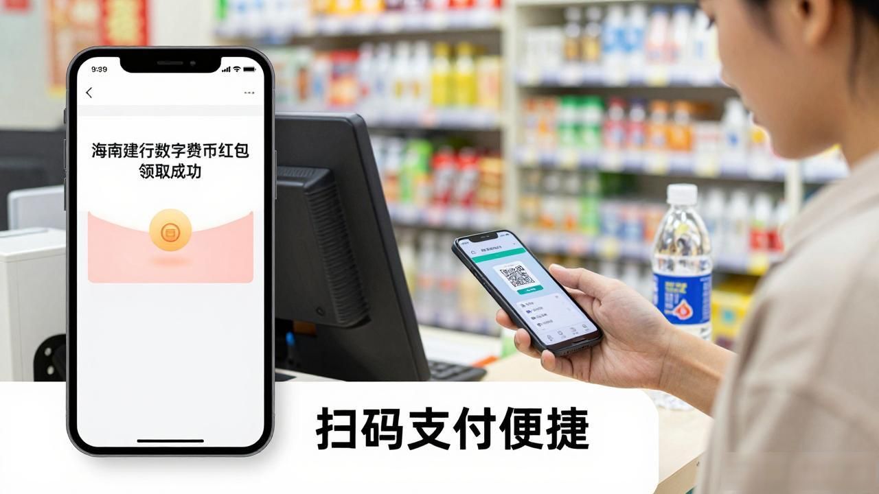 海南建行数字货币红包怎么领？手把手教你几步到钱包不迷路