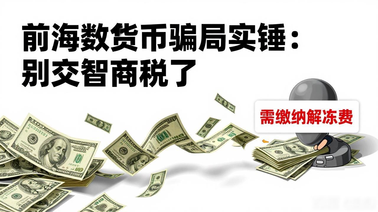 前海数字货币骗局实锤：别交智商税了