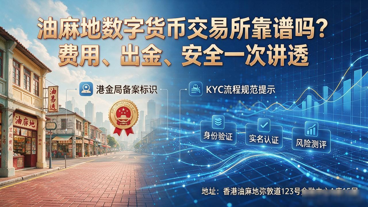 油麻地数字货币交易所靠谱吗？费用、出金、安全一次讲透