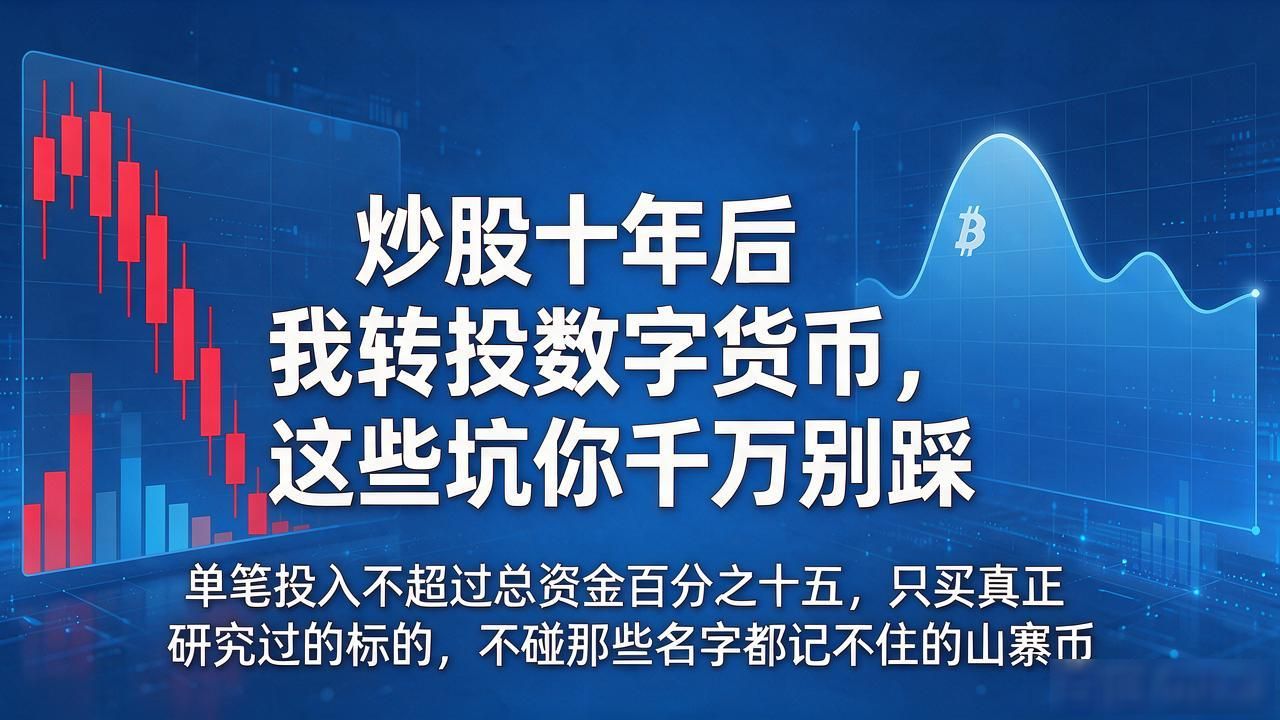 炒股十年后我转投数字货币，这些坑你千万别踩