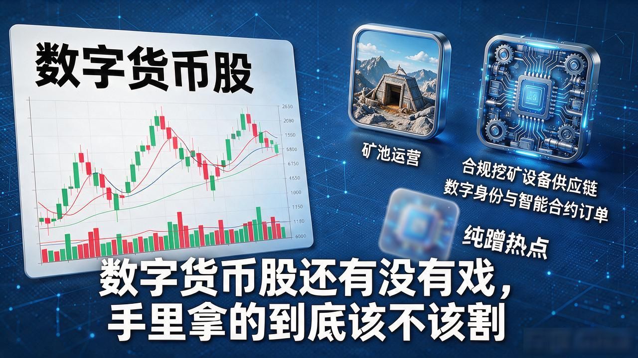 数字货币股还有没有戏，手里拿的到底该不该割