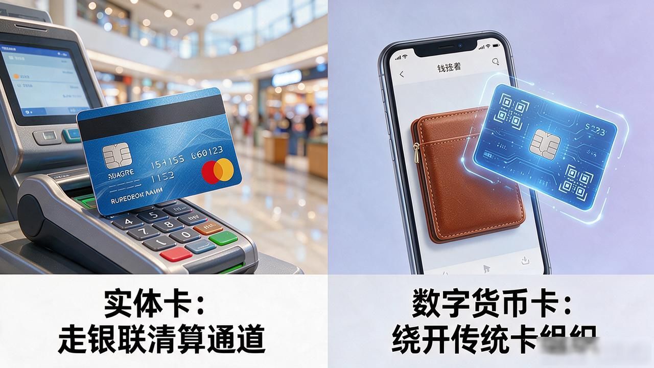 数字货币里的银行卡跟实体卡有啥区别，普通人用之前最好搞清楚
