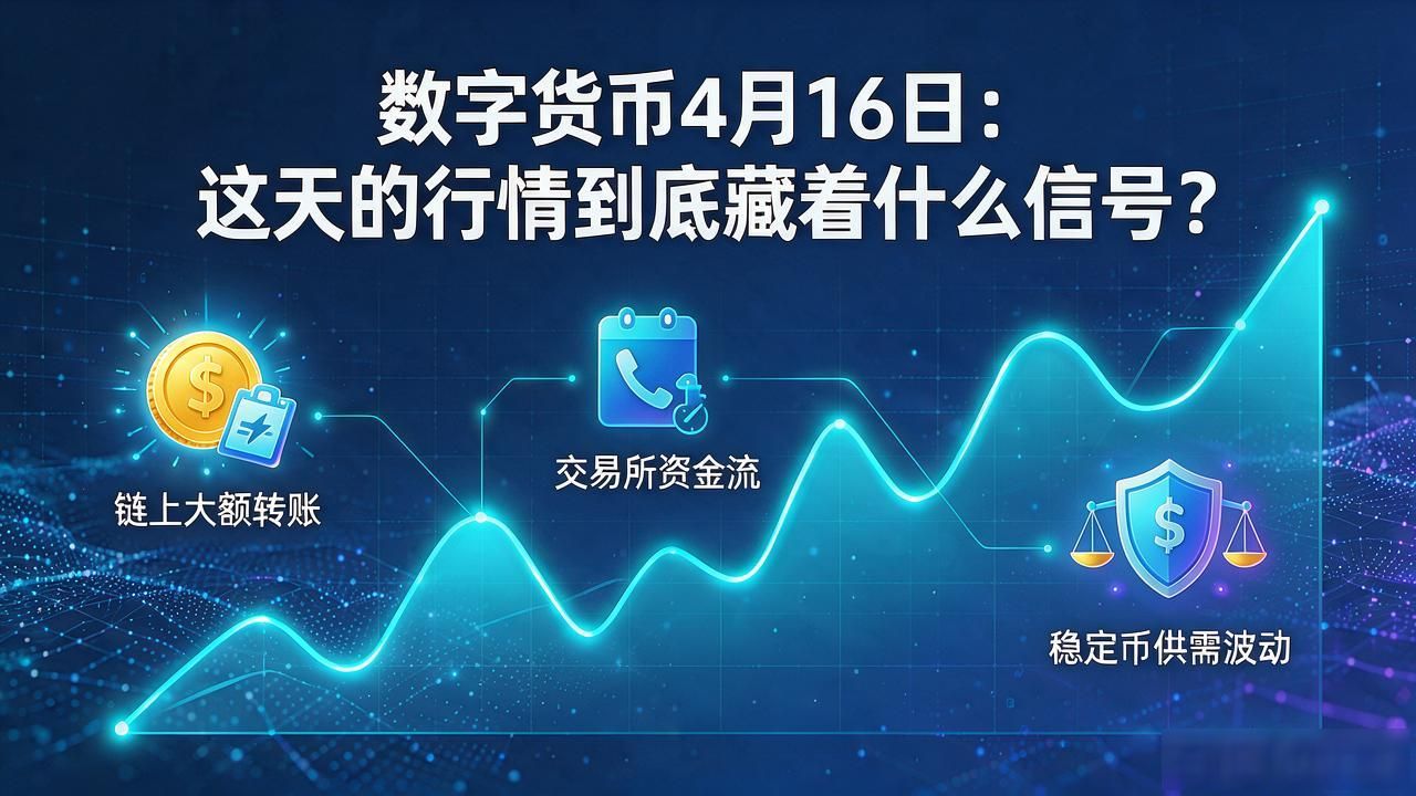 数字货币4月16日：这天的行情到底藏着什么信号？