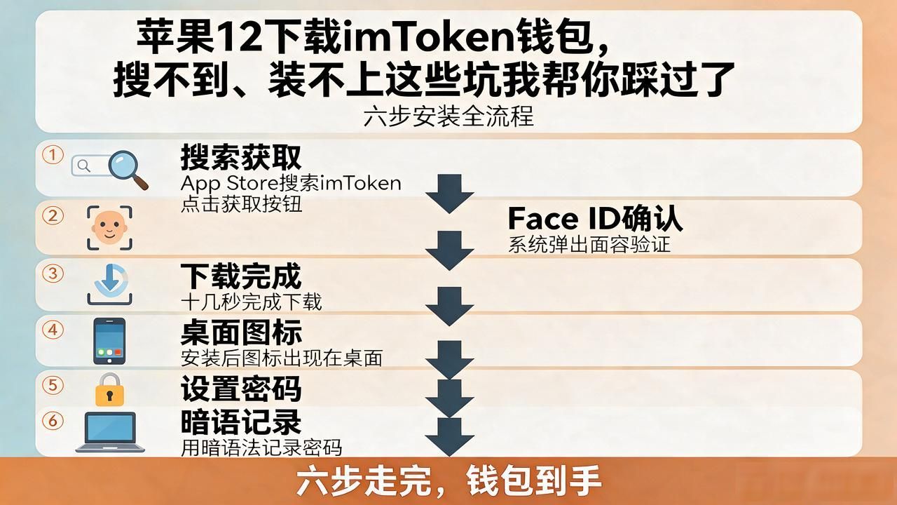 苹果12下载imToken钱包，搜不到、装不上这些坑我帮你踩过了