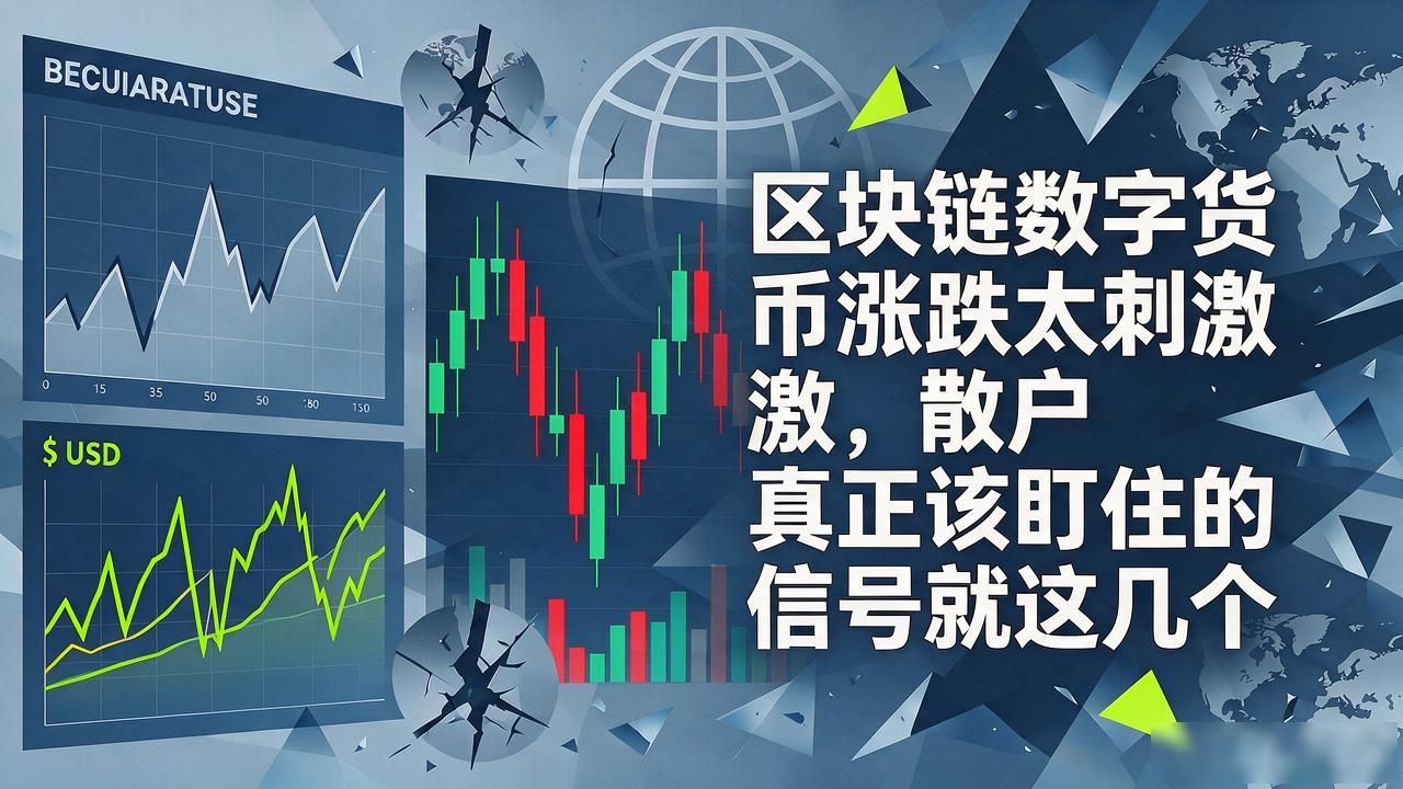 区块链数字货币涨跌太刺激，散户真正该盯住的信号就这几个