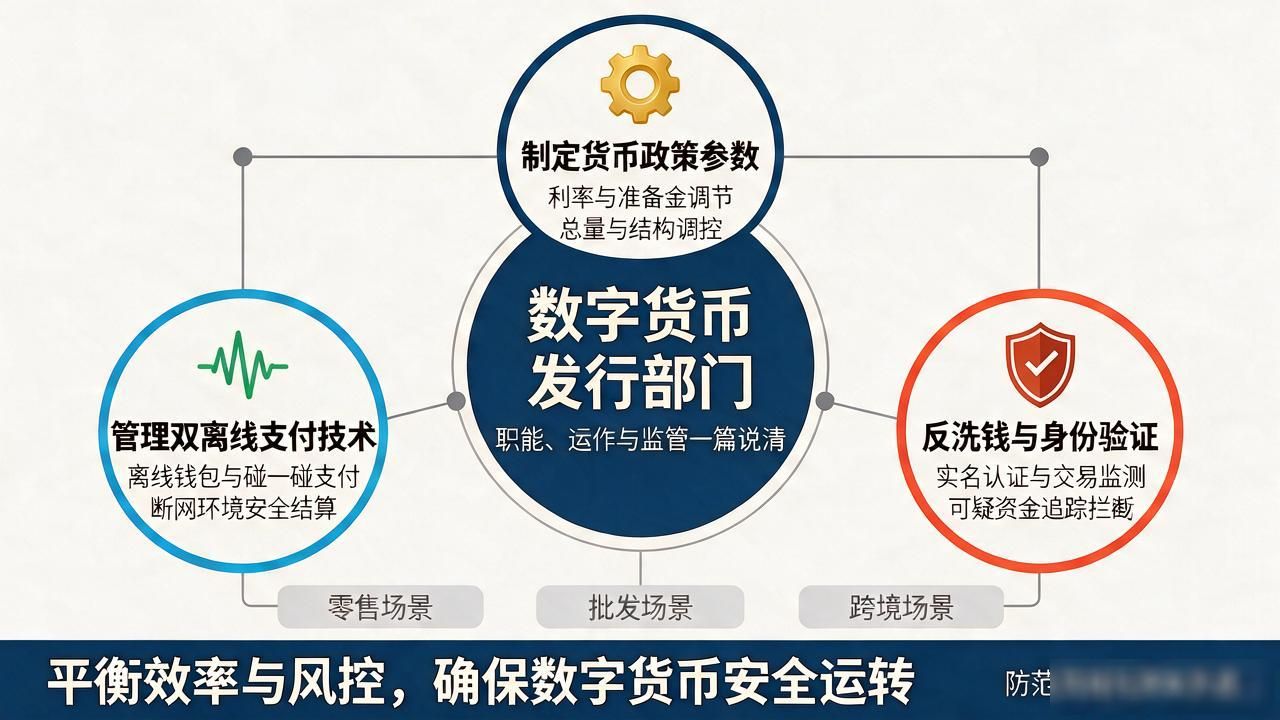 数字货币发行部门是做什么的？职能、运作与监管一篇说清
